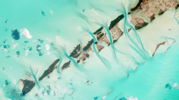 Фотография пиратских островов из космоса