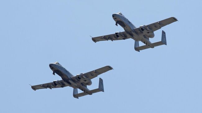 Штурмовик ВВС США A-10 Тандерболт. Архивное фото