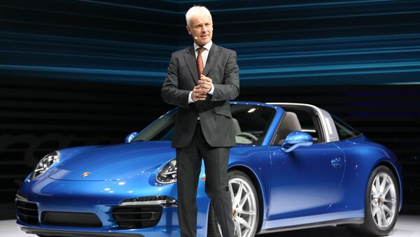 Глава Porsche Маттиас Мюллер, архивное фото