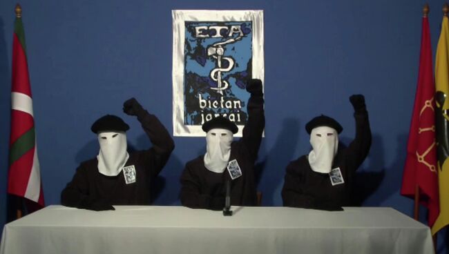 Баскская террористическая организация ЭТА. Архивное фото