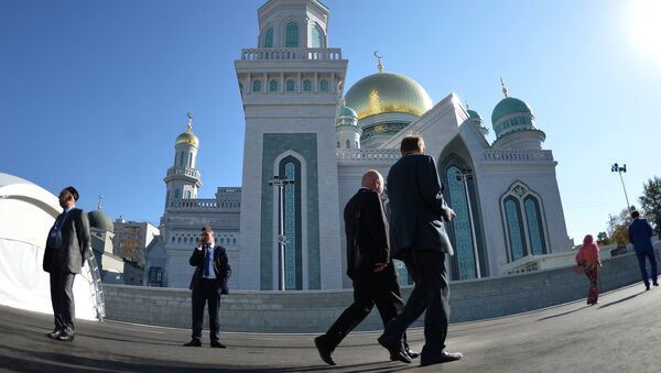 Открытие после реставрации главной мечети Москвы. Архивное фото