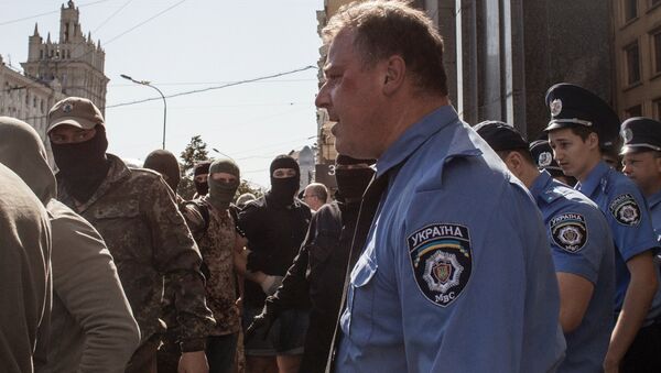 Сотрудники правоохранительных органов в Харькове. Архивное фото