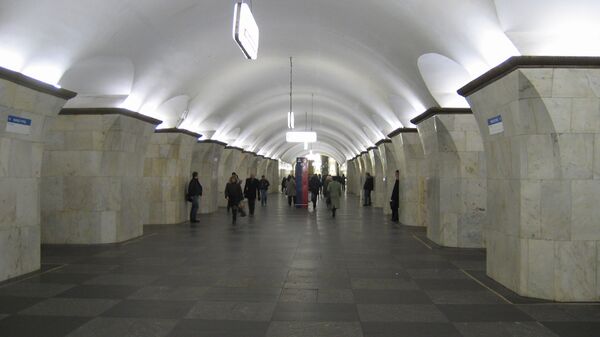 Станция Проспект Мира Калужско-Рижской линии Московского метрополитена. Архивное фото