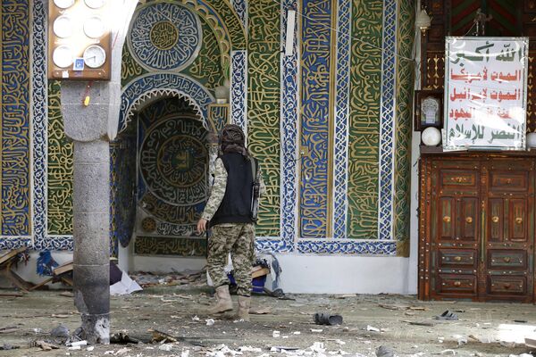 Теракт в мечети Блили в столице Йемена Сане