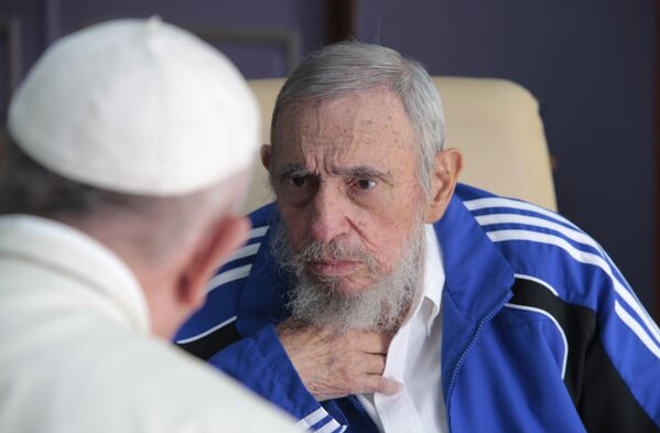 Встреча Папы Римского Франциска и Фиделя Кастро в Гаване