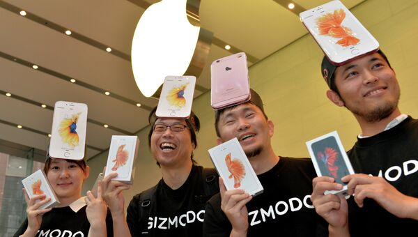 Начало продаж нового iphone в Японии