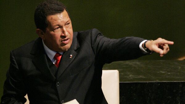 Президент Венесуэлы Уго Чавес обращается к 61-й сессии Генеральной Ассамблеи ООН
