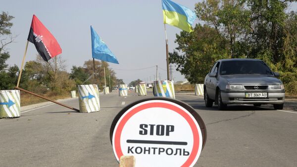 Ситуация на границе Украины и Крыма. Архивное фото