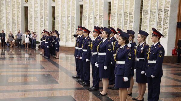 Вручение кадетских удостоверений воспитанникам Кадетского корпуса имени Александра Невского 
