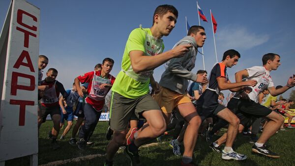 Всероссийский день бега Кросс Нации - 2015. Архивное фото