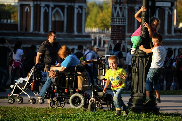 Теплая погода в Москве