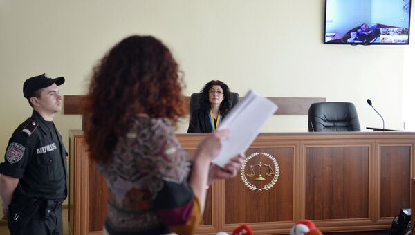 Слушания в районном суде Киева дела Ерофеева и Александрова