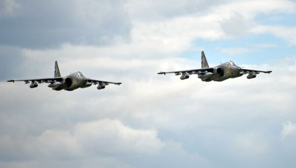 Самолеты Су-25. Архивное фото