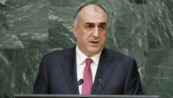Министр иностранных дел Азербайджана Эльмар Мамедъяров на Генассамблее ООН