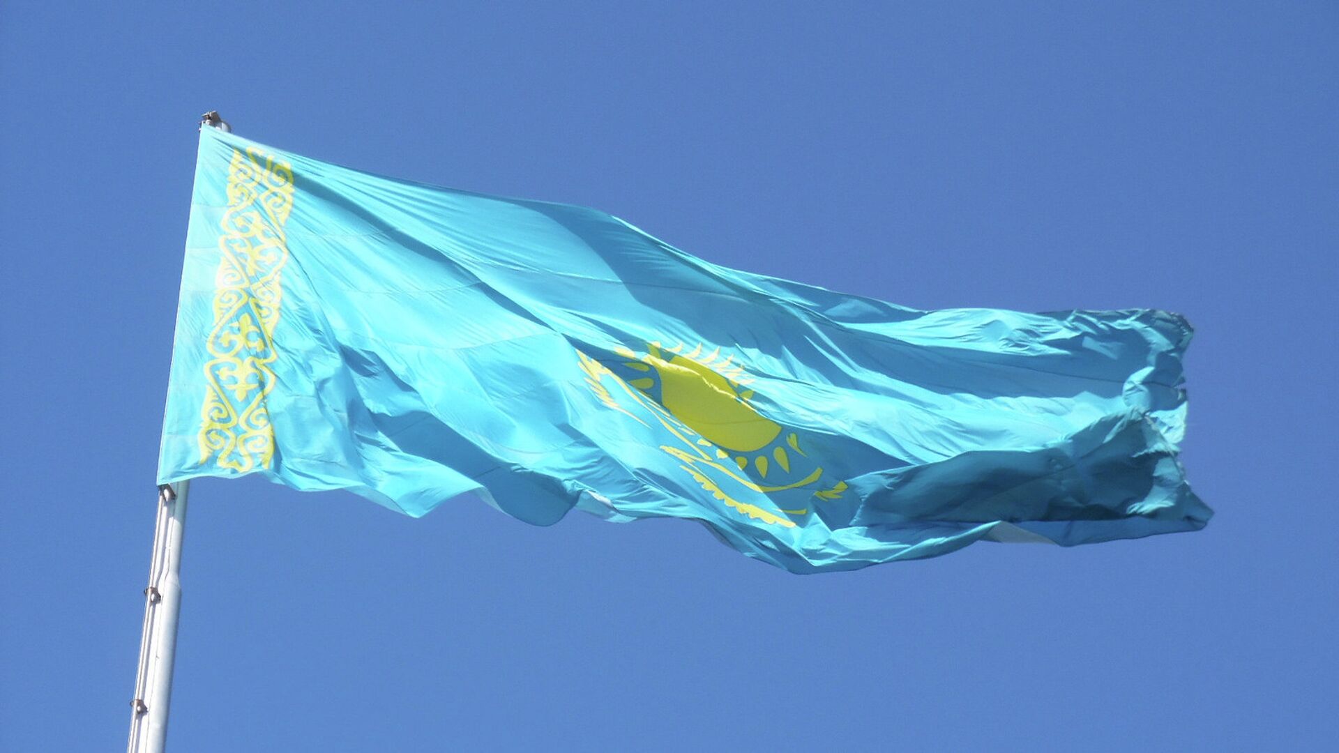 Флаг Казахстана. Архивное фото - РИА Новости, 1920, 23.08.2022