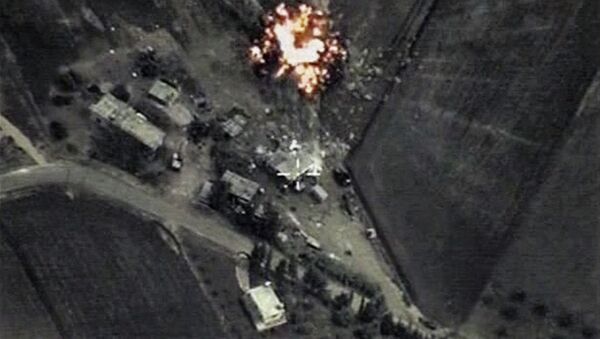 Точечные удары российской авиационной группы по объектам террористической организации ИГИЛ в Сирии. Архивное фото