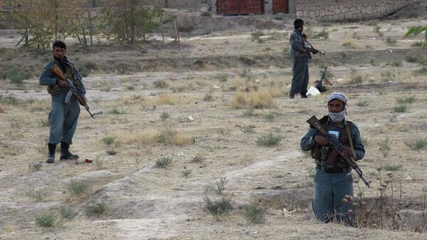 Сотрудники сил безопасности Афганистана. Архивное фото.