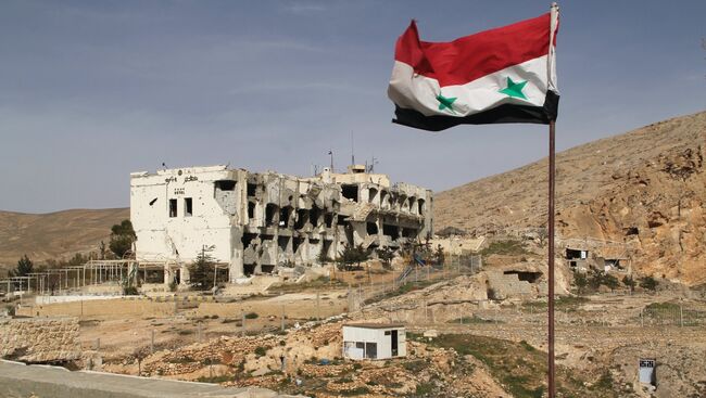 Сирийский флаг. Архивное фото