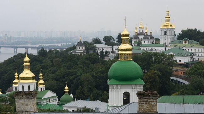 Молебен на Владимирской горке в честь 1000-я крещения Киевской Руси