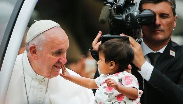Папа римский Франциск в Филадельфии. Сентябрь 2015. Архивное фото