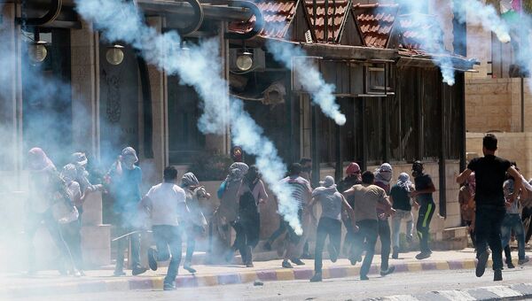 Столкновения у мечети Аль-Акса, Иерусалим. Архивное фото