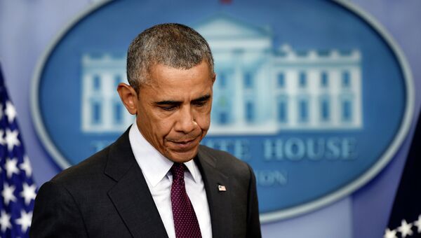 Президент США Барак Обама делает заявление по поводу стрельбы в колледже в Орегоне. Архивное фото