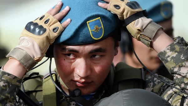 Военнослужащие подразделения Вооруженных сил Казахстана. Архивное фото