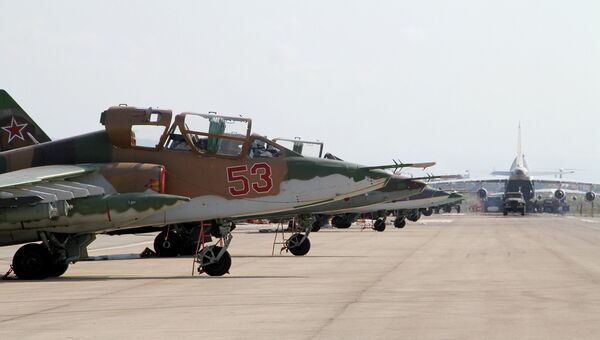 Российские самолеты на базе Хмеймим в Сирии. Архивное фото