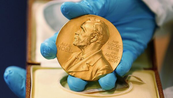 Медаль лауреата Нобелевской премии. Архивное фото