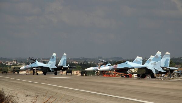 Российская боевая авиагруппа на аэродроме Хмеймим в Сирии. Архивное фото