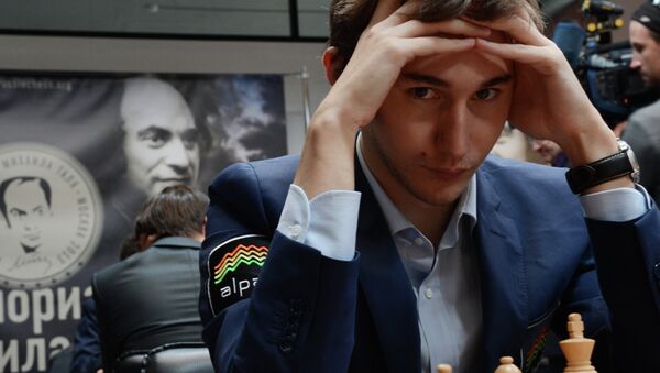 Российский шахматист Сергей Карякин. Архивное фото