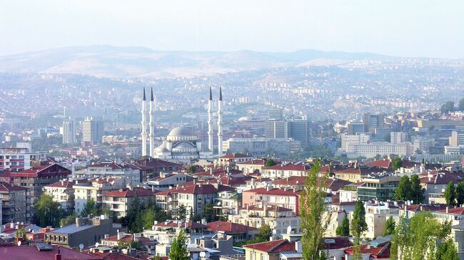 Вид Анкары. Турция. Архивное фото
