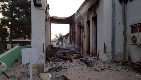 Госпиталь организации Врачи без границ в афганском городе Кундуз подвергшийся авиаудару