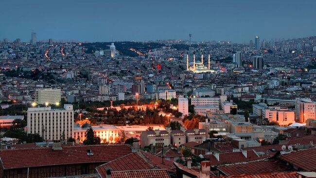Город Анкара, Турция. Архивное фото