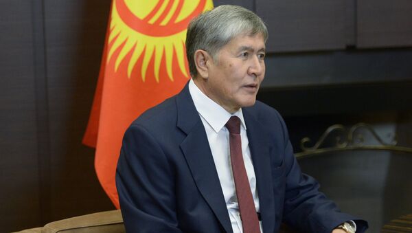 Президент Киргизии Алмазбек Атамбаев. Архивное фото