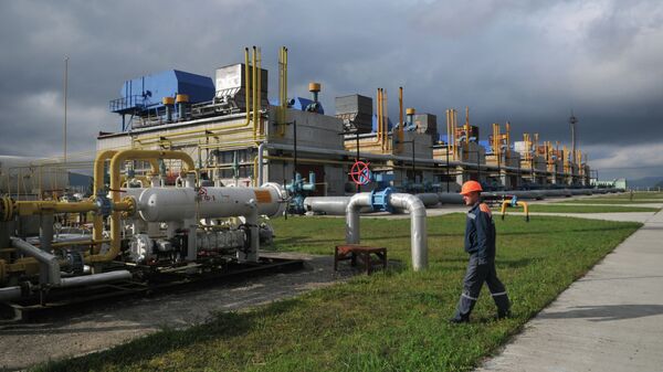 Высокогорная газокомпрессорная станция Воловец в Закарпатской области, Украина