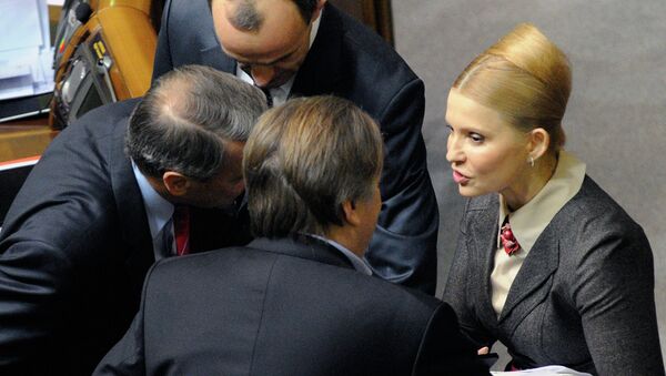 Лидер партии Батькивщина Юлия Тимошенко. Архивное фото
