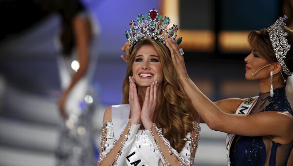 Победительница конкурса красоты Мисс Венесуэла 2015 в Каракасе