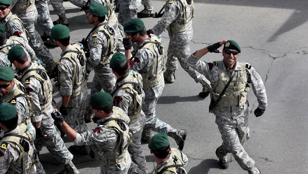 Солдаты иранской армии, архивное фото