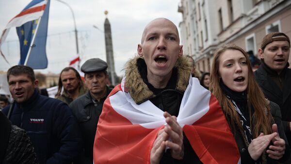Митинг оппозиции в Минске