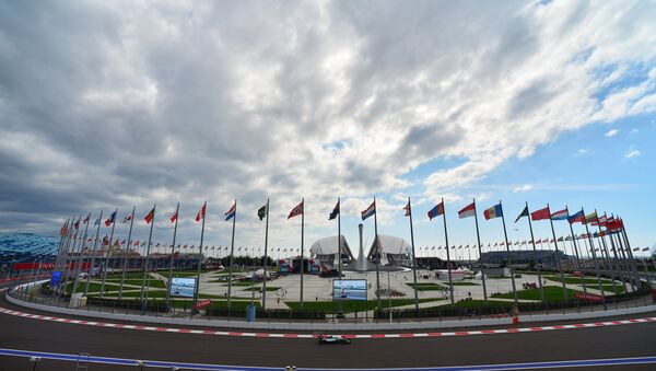 Трасса российского этапа чемпионата мира по кольцевым автогонкам в классе Формула-1. Архивное фото