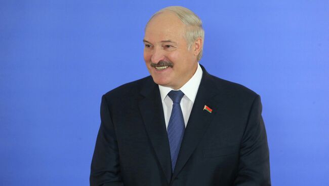 Александр Лукашенко на выборах президента Белоруссии. Архивное фото