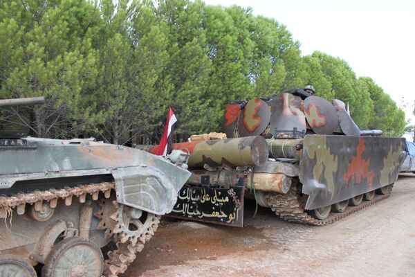 Освобожденный сирийской армией при поддержке российской авиации город Аль-Бахса