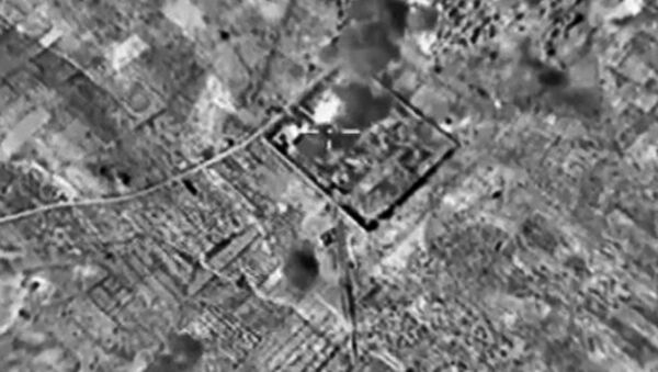 Российская боевая авиация нанесла удары по лагерю подготовки боевиков Исламского государства в провинции Идлиб. Архивное фото