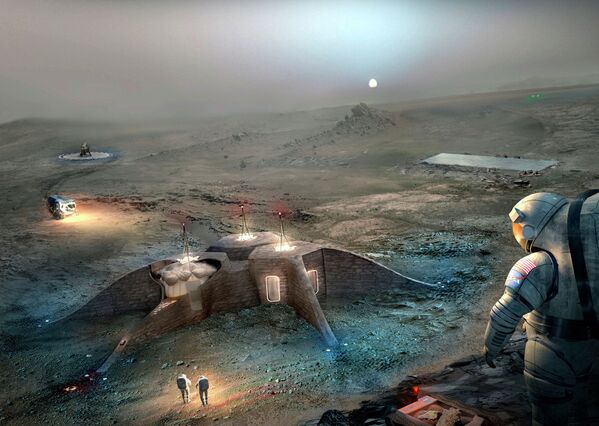 Проект дома на Марсе от команды GAMMA