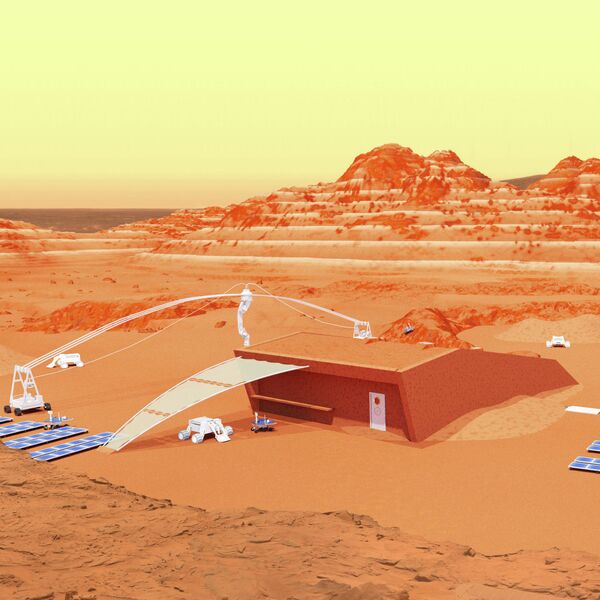 Проект дома на Марсе от команды SPACE IS MORE