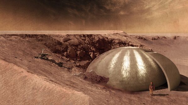 Проект дома на Марсе от команды N.E.S.T.