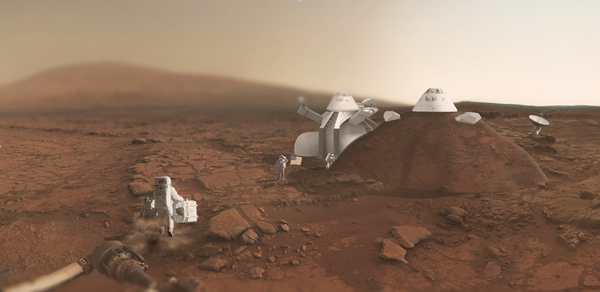Проект дома на Марсе от команды MP1-S7