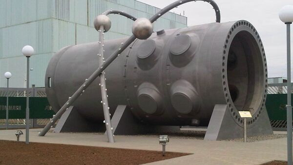 Монумент российскому ядерному реактору для АЭС ВВЭР-1000