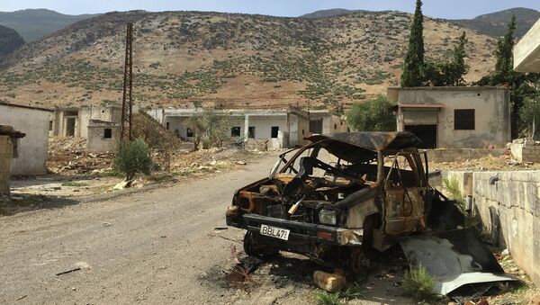 Деревня Саф-Сафа (провинция Хама), освобожденная сирийской армией от боевиков Фронта ан-Нусра. Архивное фото